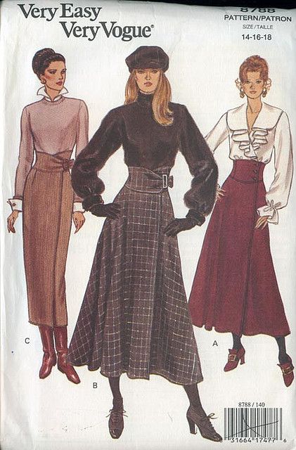 V8788 Vintage Vogue, Look 80s, Vintage Dress Patterns, Stil Inspiration, Vogue Patterns, Fashion Design Drawings, Fashion Design Sketches, Moda Vintage, Mode Inspo