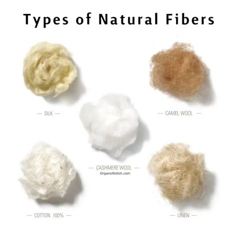 Natural Clothes Aesthetic, Natural Fibres Textiles, Crochet With Natural Fibers, Natural Fibers Textile, Natural Fibre Clothing, Natural Fabrics Clothing, Natural Fibers Clothing, Home Hair Color, Fiber Types