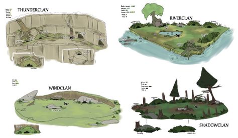 By Ivypoolismymom on Tumblr #warriorcats #warriorcatsart Warrior Cats Territory Ideas, Warrior Cats Diorama, Warrior Cats Camps, Warrior Cats Clan Camp, Warrior Cats Accessories, Warrior Cats Clan Ideas, Warrior Cats Camp Ideas, Warrior Cats Camp, Windclan Camp