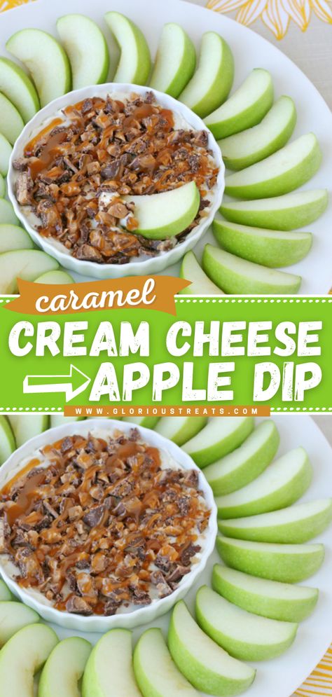 Caramel Cream Cheese Apple Dip, 4th of July party ideas, easy dessert dip recipes Apple Fruit Dip Recipe, Caramel Toffee Apple Cream Cheese Spread, Apple Dip Recipe Cream Cheese, Carmel Cream Cheese Apple Dip Heath Bars, Carmel Apple Dip With Heath, Caramel Apple Fruit Dip, Appetizers Desserts For Party, Caramel Cream Cheese Dip For Apples, Caramel Apple Heath Dip