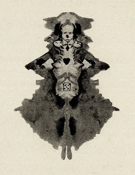 Klecksography—making art from inkblots. Pioneered by Justinus Kerner, who included klecksographs in his books of poetry in the late 19th century (see images), the craft was most famously used by Hermann Rorschach for his inkblot tests. Creatures Illustration, Rorschach Inkblot Test, Inkblot Test, Rorschach Inkblot, Rorschach Test, Merch Ideas, Art Therapy Activities, Ink Blot, Arts Award