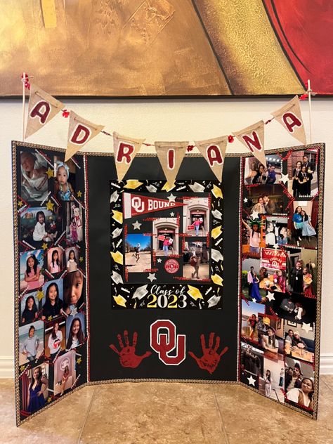 Senior Picture Boards Photo Displays High School Graduation, Senior Night Posters Trifold, Senior Night Trifold Board Volleyball, Senior Picture Boards Photo Displays Sports, Tri Fold Senior Board Ideas, Senior Night Trifold Board Basketball, Senior Poster Board Ideas Band, Trifold Poster Board Ideas Graduation, Trifold Senior Board Ideas