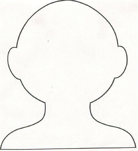 What's in your head? #character #worksheet #actingclass Blank Face Template, Blank Drawing, White Library, Head Template, Head Outline, Character Worksheets, Head Clipart, Blank Face, Drawing Male