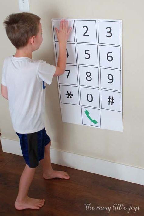 Safety Skills: How to teach your child to memorize his phone number - The Many Little Joys Simple Activities, Know Your Name, Toddler Learning Activities, Preschool Learning Activities, Preschool Math, Toddler Learning, Preschool Learning, Raising Kids, Educational Activities