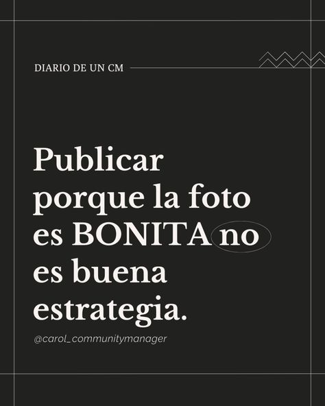 ¡Cada foto que compartes en redes tiene el potencial de impactar! 💪Pero sin estrategia, ¡NO lo hará!🤨 Por muy bonita que sea la foto puede ser contenido desperdiciado🤔. Es importante tener objetivos✅, de ellos sacar las estrategias y de estas el contenido, (en video, foto o creatividad). ¿sueles subir fotos bonitas a tutiplen o Sueles seguir una estrategia? 😟 . . #instagramreels #estrategiadigital #comunidaddigital #contenidodevalor #marketingdigital #communitymanager Community Manager