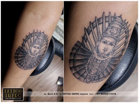 #YellammaTattoo #yellamma devi tattoo #godtattoo #31-12-2017 Last Work <3 <3 <3 <3 <3 ;) Get inked from Experienced Tattoo Professional.. Call: # Sunil Ck @ +91 9035217218 to book your appointment. www.facebook.com/tattooimpec /https://goo.gl/maps/jDBiVksuq6r Devi Tattoo, God Tattoos, Book Your Appointment, Dress Design, Design Working, Maple Leaf Tattoo, Triangle Tattoo, Tattoo Designs, Tattoos