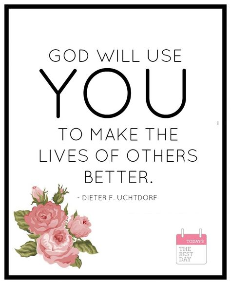 Oct 2017 Conf, GOD WILL USE YOU Lds Yw Quotes, Relief Society Quotes, Lds Quotes Uplifting, Ministering Ideas, Potluck Invitation, Missionary Quotes, Lds Relief Society, Youth Conference, Lds General Conference