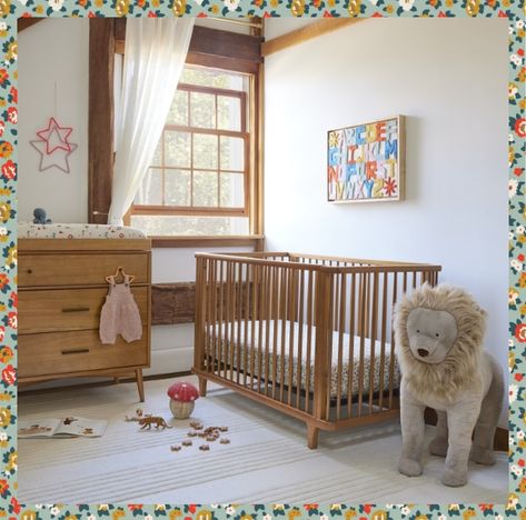 Shop nursery Nursery Ideas Layout, Small Nursery Ideas, Mid Century Nursery, Modern Nursery Furniture, Crib Safety, Nursery Color Scheme, Crib Pillows, Small Nursery, Crib Accessories