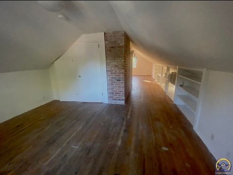 Upstairs Loft Bedroom Master Suite, Converted Attic, Walk Up Attic Renovation, Small House Attic Bedroom, Old Attic Bedroom, Old House Attic Bedroom, Attic Bedroom Ideas Master With Bathroom, Attic Bathroom Ideas, Attic Makeover