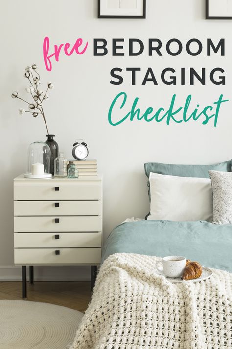 More Tips for How to Stage a Bedroom to Sell NOW Staging Small Bedroom, Staged Bedroom, Dresser Top Organization Ideas, Bedroom Staging, Decorate A Bathroom, Dusty House, Cheap Houses For Sale, House Staging, Feng Shui Bedroom