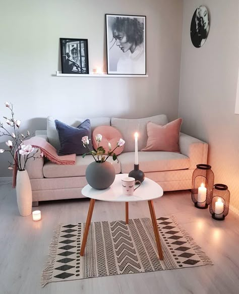 Cozy Living Room Design, Ikea Living Room, Cosy Living Room, Small Living Room Decor, Decor Studio, Living Room Decor Apartment, Living Room Inspo, First Apartment, Decor Minimalist