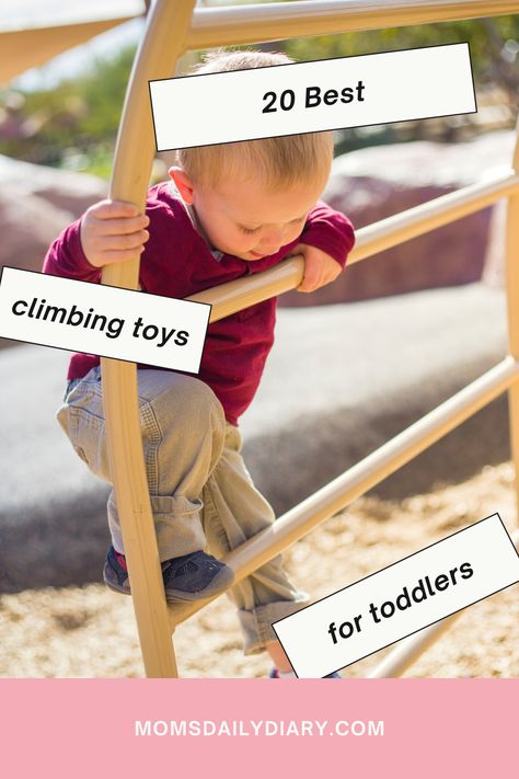 Does your toddler love to climb? Of course they do. So instead of climbing the couch get them one of these safe climbing toys for toddlers. Toddler Jungle Gym, Climbing Toys For Toddlers, Kids Jungle Gym, Kids Climber, Toddler Climbing Toys, Toddler Play Area, Crib Safety, Toddler Gym, Toddler Climbers