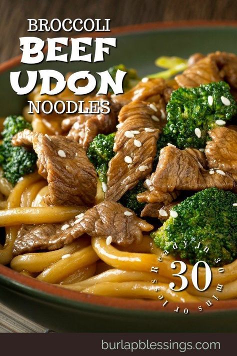 Beef Udon Noodles, Vegetarian Udon Noodles, Vegan Udon, Beef Udon, Udon Noodles Recipe, Fried Udon, Asian Noodle Recipes, Fried Beef, Udon Noodles