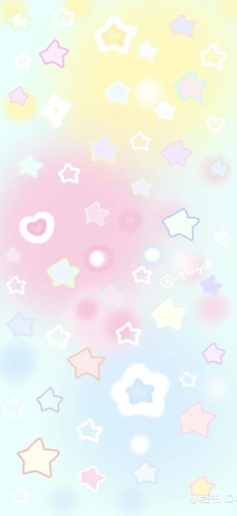 Pastel Star Wallpaper, Pastel Stars Wallpaper, Colorful Pastel Wallpaper, Pastel Kawaii Wallpaper, Wallpaper Cute Pastel, Kidcore Background, Large Widget, Pastel Rainbow Wallpaper, Pink And Blue Background