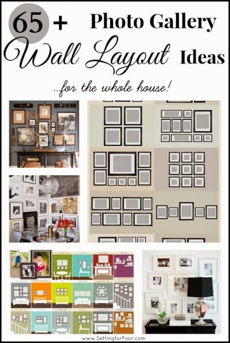 65 Plus Amazing Photo Gallery Wall Layout Ideas ~ For the Whole House at @Setting for Four How To Hang 5 Pictures On Wall Same Size, Ideas For Gallery Wall, Photo Galerie Wall, Large Family Photo Gallery Wall, 8 X 10 Picture Frames On The Wall, Gallery Wall Layout Ideas, Galary Wall, Wall Layout Ideas, Photo Gallery Wall Layout