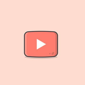 Cute Youtube Logos, Film Vector, Luxe Logo, Pastel Icons, Icon Download Free, Logo Youtube, Color Icons, Floral Logo Design, Youtube Banner Design