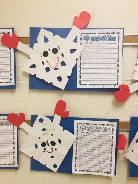 January Writing, Third Grade Writing, Winter Writing, Paper Snowflake, Work On Writing, Resource Room, Live And Learn, Paper Snowflakes, All Kids