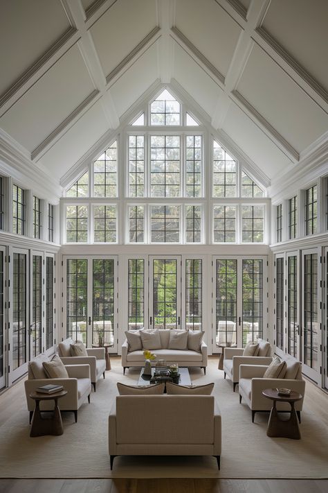 Follow the link for sunroom ideas with vaulted ceilings. ✨🏠 A vaulted ceiling adds grandeur to your sunroom, making the space feel open and airy. The extra height lets natural light flow in, creating a bright and expansive area to relax or entertain. Elevate your space with this stunning architectural feature! 🌞💫 Sunroom Ideas, Vaulted Ceilings, Architectural Features, Vaulted Ceiling, The Space, Natural Light, Ceiling, Architecture, Lighting