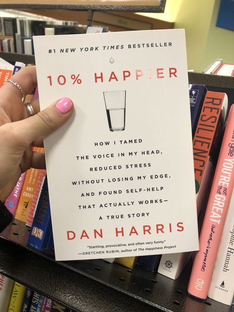 10% Happier Book, Voice In My Head, Studera Motivation, Empowering Books, Best Self Help Books, Healing Books, Books To Read Nonfiction, 100 Books To Read, Self Development Books