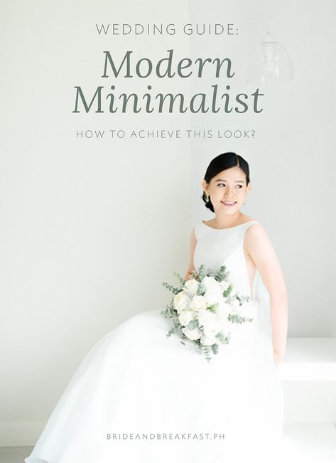 Minimalist Wedding Theme How-To | Philippines Wedding Blog Simple Wedding Philippines, Intimate Civil Wedding Ideas Philippines, Minimal Wedding Theme, Minimalist Intimate Wedding, Minimal Tablescape Wedding, Modern Minimalist Wedding Theme, Minimalist Wedding Venue Decor, Minimalist Wedding Theme Color Palettes, Minimalist Wedding Ideas On A Budget