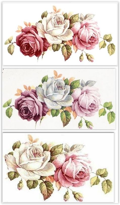 Decoupage Paper Printable, Vintage French Furniture, Decoupage Printables, Free Vintage Printables, Decoupage Diy, Illustration Blume, Diy Roses, Decoupage Art, Decoupage Vintage