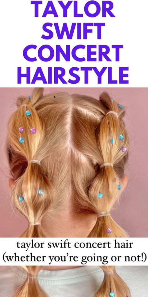 TAYLOR SWIFT CONCERT HAIRSTYLE - HERE IS A PRETTY TAYLOR SWIFT HAIRSTYLE. Concert Hairstyle, Toddler Girl Haircut, Taylor Swift Makeup, Taylor Swift Nails, Taylor Swift Playlist, Taylor Swift Birthday Party Ideas, Concert Hairstyles, Hair Styels, Girl Hair Dos