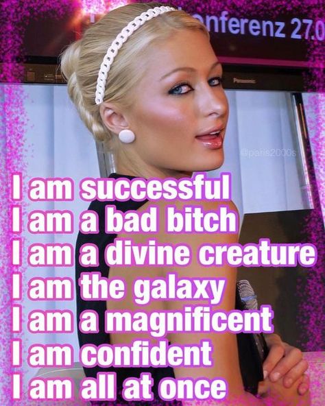 Paris Hilton Quotes, Paris Hilton Aesthetic, Bad Quotes, Spiritual Manifestation, Vision Board Manifestation, Ig Feed, Girl Boss Quotes, Boss Quotes, Baddie Quotes