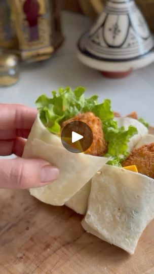 2.1K views · 10K reactions | Mini Chicken Wraps

Ingredients:
🌯 Tortilla wraps
🍗 Crispy chicken or nuggets
🥗 Lettuce
🥪 Mayonnaise
🧀 Cheese slices

Preparation:

1.	Lay a tortilla on a work surface and cut it into 4 pieces.

2.	Place a layer of lettuce in the center of each tortilla piece.

3.	Add some pieces of crispy chicken or nuggets.

4.	Put a cheese slice on top.

5.	Add a dollop of mayonnaise.

6.	Roll the tortilla into a wrap.

Follow @hersavorybite for more cooking fun!

📹 @aminab120

#wrap #chickenwrap #miniwraps #appetizers #appetizersideas #chicken #partyfood #partyfoodideas | What to Cook, Bake, Eat & Drink 👨🏻‍🍳 | Giada Brincè · Reason Mini Chicken Wraps Appetizer, Mini Wraps For Party, Mini Wraps Snacks, Mini Chicken Wraps, Mini Tacos Appetizers, Mini Taco Appetizer, Taco Appetizers, Crispy Chicken Wraps, Cook Ideas