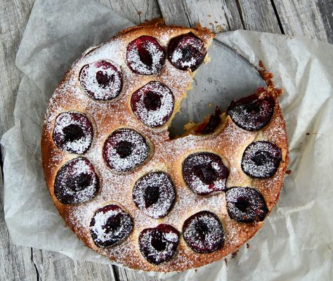 Annabel Langbein – Official website of The Free Range Cook – Cooking TV series Plum Cake, Almond Cake, Quick And Easy Recipes, Fashion Cakes, Ground Almonds, Stone Fruit, Almond Cakes, Food Words, Fruit In Season