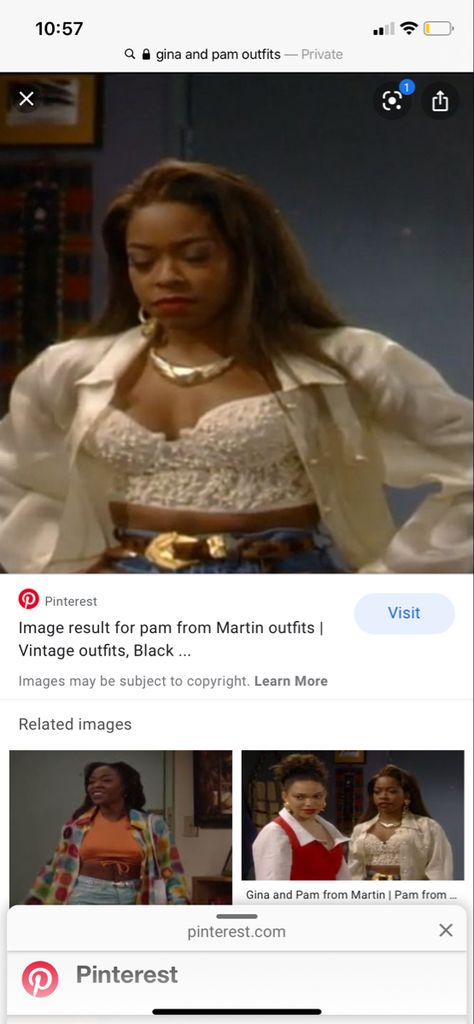 Pam Grier Outfits, Pam Martin Outfits, Movie Outfits Black Women, Martin Pam Outfits, Pam Martin Show Outfits, Pam From Martin Outfits, Pam Outfits Martin, Pam From Martin, 90s High Fashion