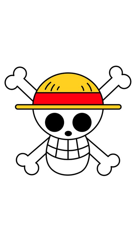 Our fanart One Piece Straw Pirates Flag Sticker features an infamous and strong pirate crew from East Blue. The Straw Hat Pirates are also known as the Mugiwara Pirates, Straw Hat Crew, or simply the... Strawhat Pirates Tattoo, Straw Hat One Piece, One Piece Cricut, One Piece Hat, One Piece Symbols, Straw Hats One Piece, Straw Hat Tattoo One Piece, Flag Ideas Creative, One Piece Symbol