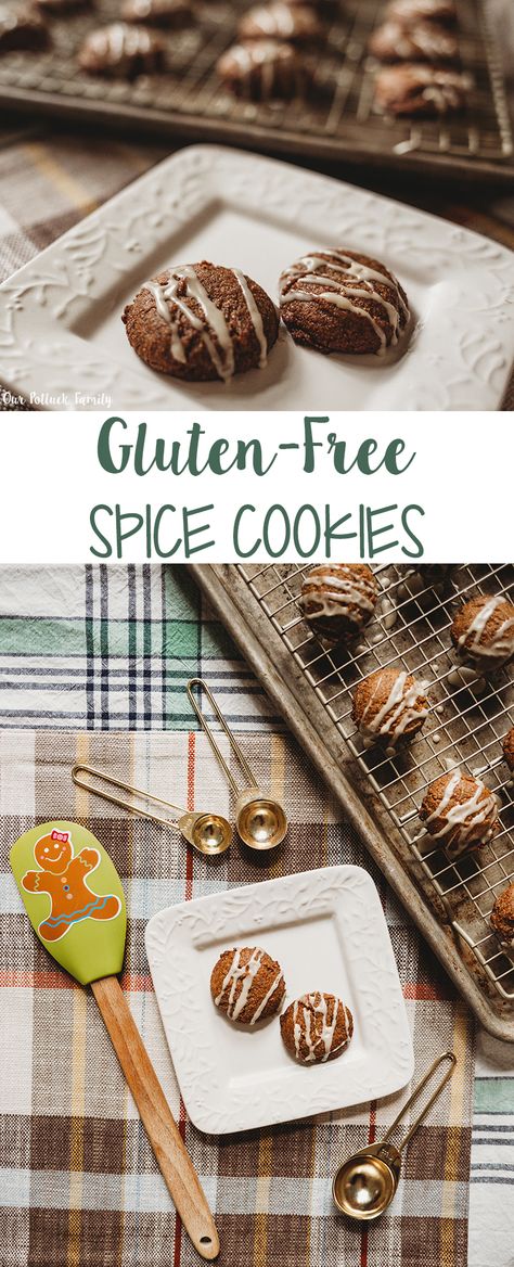 Gluten-Free Spice Cookies Gluten Free Spice Cookies, Vegan Spice Cookies, Gluten Free Stamped Cookies, Healthy Chai Spice Cookies, Belgian Spice Cookies (speculoos), Gluten Free Spices, Easy Gluten Free Desserts, Vanilla Icing, Spice Cookies