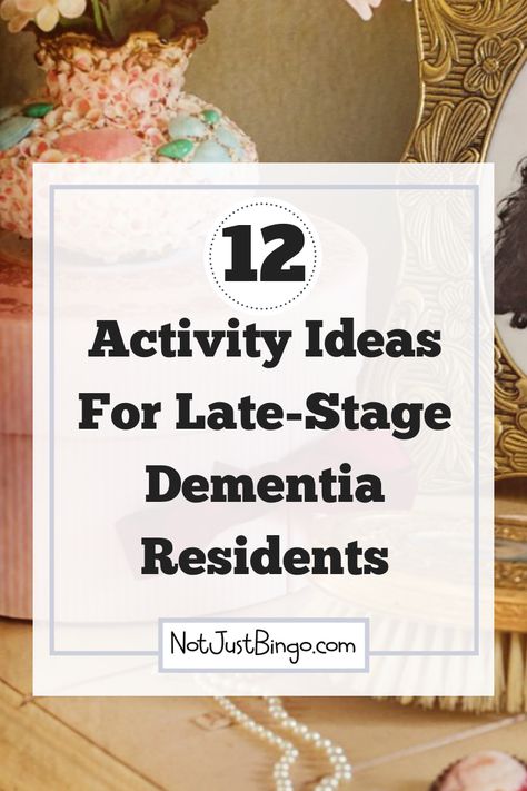 Do you need help providing activities to senior residents with late-stage dementia at your nursing home? We have offered 12 suggestions for dementia that appeal to the five senses. #dementiaactivities #seniorswithdementia #sensoryideasdementia Assisted Living Activities, Memory Care Activities, Senior Living Activities, Nursing Home Activities, Therapeutic Recreation, Alzheimers Activities, Importance Of Time Management, Elderly Activities, Activity Director