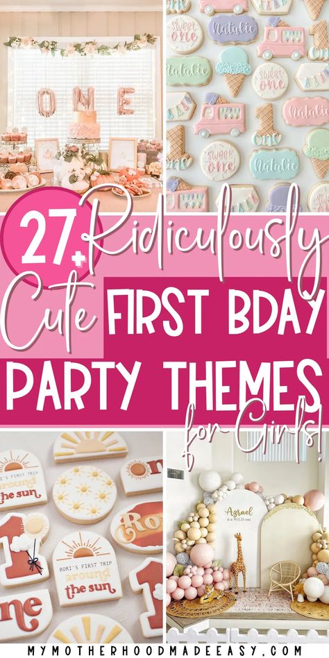 First birthday party themes for girls Baby Girl Theme Birthday Party, 1st Birthday Themes February, Theme For First Birthday Girl, Baby 1st Birthday Themes Girl, One Year Old Birthday Party Theme Girl, Girl Birthday Themes 1st, One Year Theme Birthday Girl, Ideas For 1st Birthday For Girl, Baby Girl 1 Year Birthday Party Themes