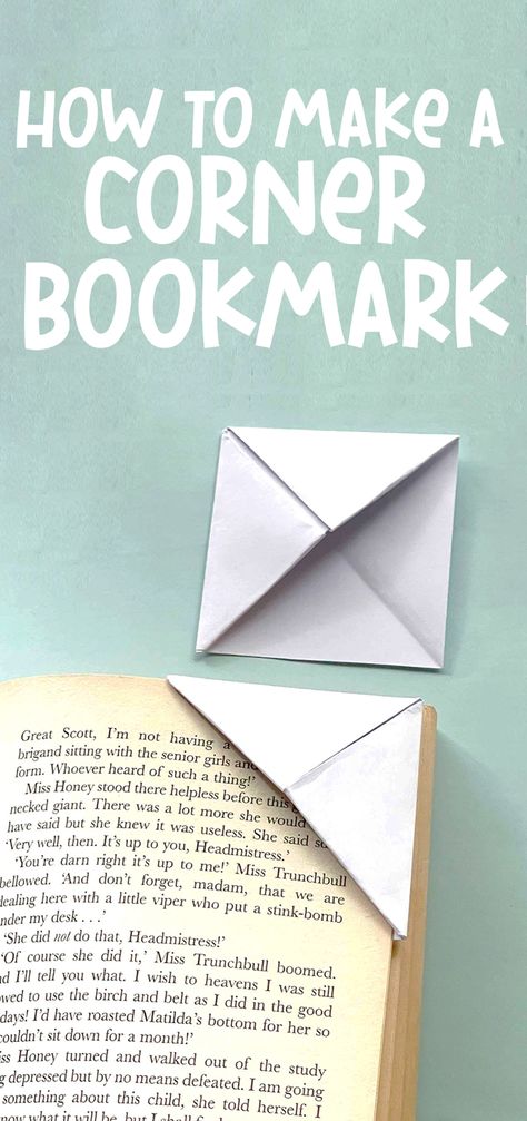 How to make Corner Bookmarks How To Make A Bookmark Out Of Paper Easy, Origami Bookmark Corner Step By Step, How To Make A Bookmark, Make Corner Bookmarks, Origami Bookmark Corner, Koala Craft, Origami Bookmark, Corner Bookmark, Bible Bookmark