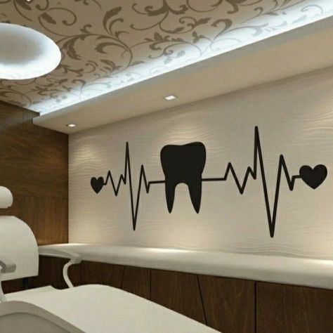 Home Clinic, Dental Office, Oral Health, Vinyl Sticker, Vinyl, Health, Wall, Art