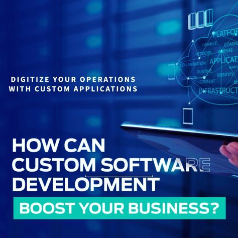 How Custom Applications Can Digitize Your Manual Operations And Help You Grow Your Business Businesses are always looking for ways to improve their operations and gain a competitive edge. Custom applications can help digitize manual operations and grow a business by automating tasks, improving data management, and streamlining processes. Custom applications improve business growth by providing improvements in productivity, data-driven decision-making, and better customer experiences. By usi... Data Management, Data Driven, Customer Experience, Grow Your Business, Decision Making, Business Growth, Growing Your Business, Software Development, Finance