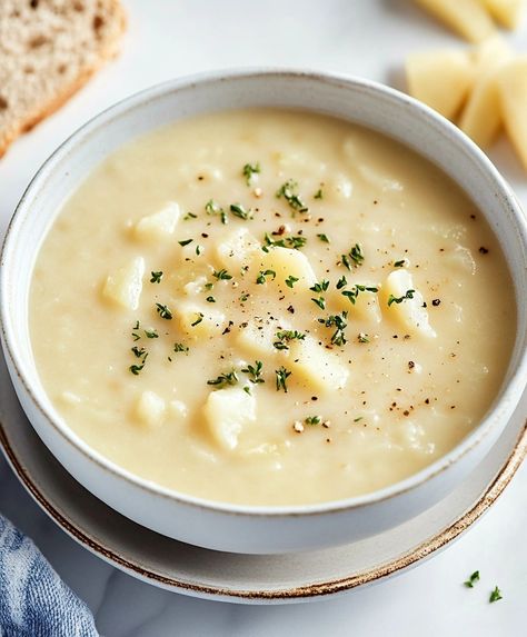 The Best Potato Soup Recipe Healthy Crockpot Soup Recipes, Creamy Potato Bacon Soup, Old Fashioned Potato Soup, Creamy Potato Soup Recipe, Healthy Crockpot Soup, Bacon Soup Recipes, Orzo Soup Recipes, Best Potato Soup, Potato Bacon Soup