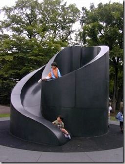 Imagine how this feels. Swirling past on cool stone Playgrounds Architecture, Public Playground, Children Park, Isamu Noguchi, Playground Design, Urban Furniture, Play Spaces, Backyard Playground, Parking Design