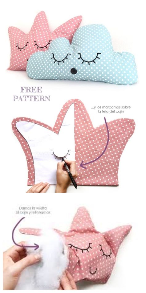 DIY Crown Pillow Free Sewing Patterns & Tutorials Baby Pillow Diy, Crown Pillow, Crown Diy, Crochet Crown, Pillow Cases Diy, Diy Crown, Diy Bebe, Free Sewing Patterns, Baby Sewing Projects