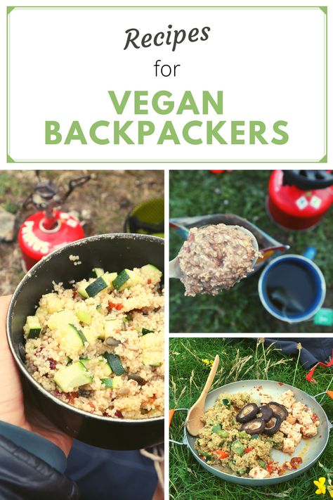 Backpacking Food Recipes, Vegan Backpacking Food, Vegan Camping Food, Healthy Camping Food, Food Dehydration, Backpacking Meals, Hiking Snacks, Nutritional Information, Vegan Wraps