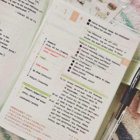 So this is how my first day on Hobonichi 2019 went. I super love how I was able to maximize the space!  Follow me on Instagram for more: @keimadsong  #hobonichi  #hobonichitecho #hobonichioriginal #hobonichistrictlyplanning Hobonichi Techo Cousin A5, Hobonichi Techo Layout, Hobonichi Ideas Inspiration, Hobonichi Journaling Ideas, Hobonichi A6 Layout, Hobonichi Daily Pages, Hobonichi Original Layout Ideas, Hobonichi Cousin A5, Hobonichi A6 Layout Ideas