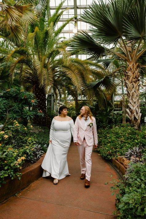 Elopement Ideas Chicago, Garfield Park Conservatory Wedding, Chicago Microwedding, Chicago Courthouse Wedding, Amanda Ryan, Chicago Elopement, Wedding Venues Chicago, Glass House Wedding, Garfield Park Conservatory