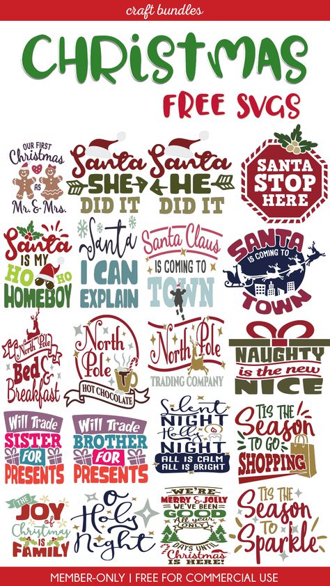 Cricut Christmas Shirts Free, Free Christmas Svg Files For Cricut Commercial Use, Christmas Projects Cricut, Free Christmas Svgs For Shirts, Free Christmas Svg Images For Cricut, Xmas Svg Free, Christmas Cricut Svg, Christmas Decoration Svg Free, Christmas Sayings Svg Free