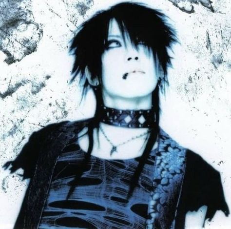 Black, Hair, The Gazette Aoi, The Gazette, Visual Kei, Old School, Piercings, Choker Necklace, Wall