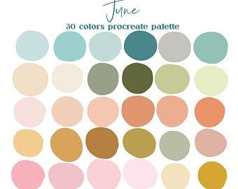 All Pastel Colors, Happy Calm Color Palette, Monthly Color Palette, Summer Pastel Color Palette, Neutral Pastel Color Palette, Summer Palette Colors, Pastel Color Wheel, June Color Palette, May Color Palette