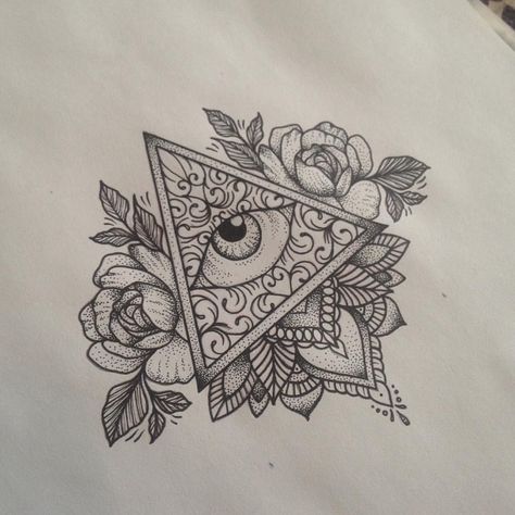 3rd Eye Tattoo, Eye Tattoo Design, Eye Tattoo Meaning, Infected Tattoo, Hamsa Tattoo Design, Third Eye Tattoos, All Seeing Eye Tattoo, Triangle Eye, Evil Eye Tattoo