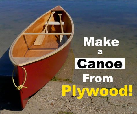 "Quick" Canoe Made From Plywood : 37 Steps (with Pictures) - Instructables Ultralight Plane, Canoe Plans, Foam Costume, Plywood Diy, Nautical Interior, Canoe Building, Wooden Canoe, Plywood Boat, Jet Boat