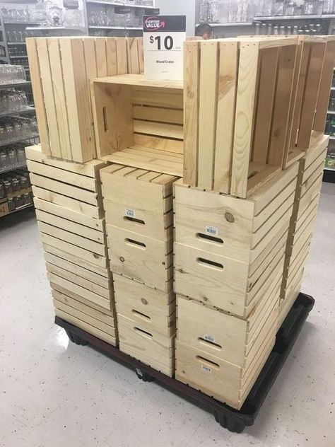 31 Reasons We Can’t Stop Buying Michaels Storage Crates. Hometalk Partner #crates Crate Furniture, Mason Jar Crafts Diy, Upcycled Home Decor, Crate Storage, Funky Junk, Wood Crates, Wooden Crates, Mason Jar Diy, Décor Diy