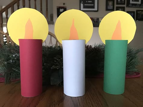 Paper Candle Craft, Christmas Candle Crafts, Make This, Kids Candles, Candle Crafts, Paper Candle, Outfit 2020, Christmas Crafts To Make, Candle Craft